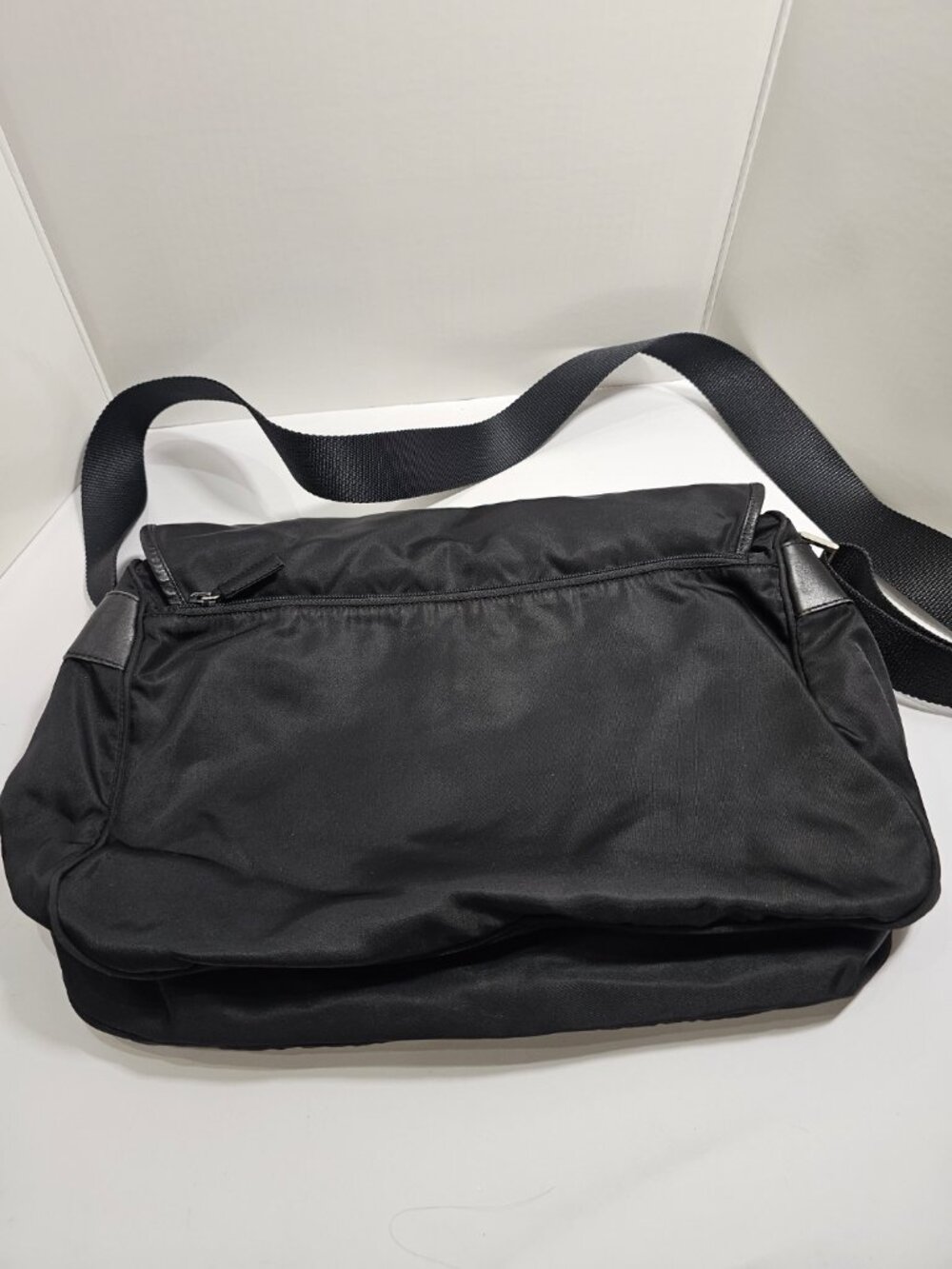 Authentic Prada BT0171 Vela Sport Nylon Messenger Bag – Nero (Black) - Picture 10 of 16